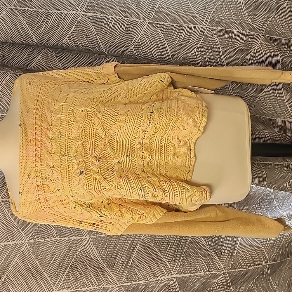 🍁NWT! Free People Honeycomb Combo Sweater Size Large Perfect for Fall!